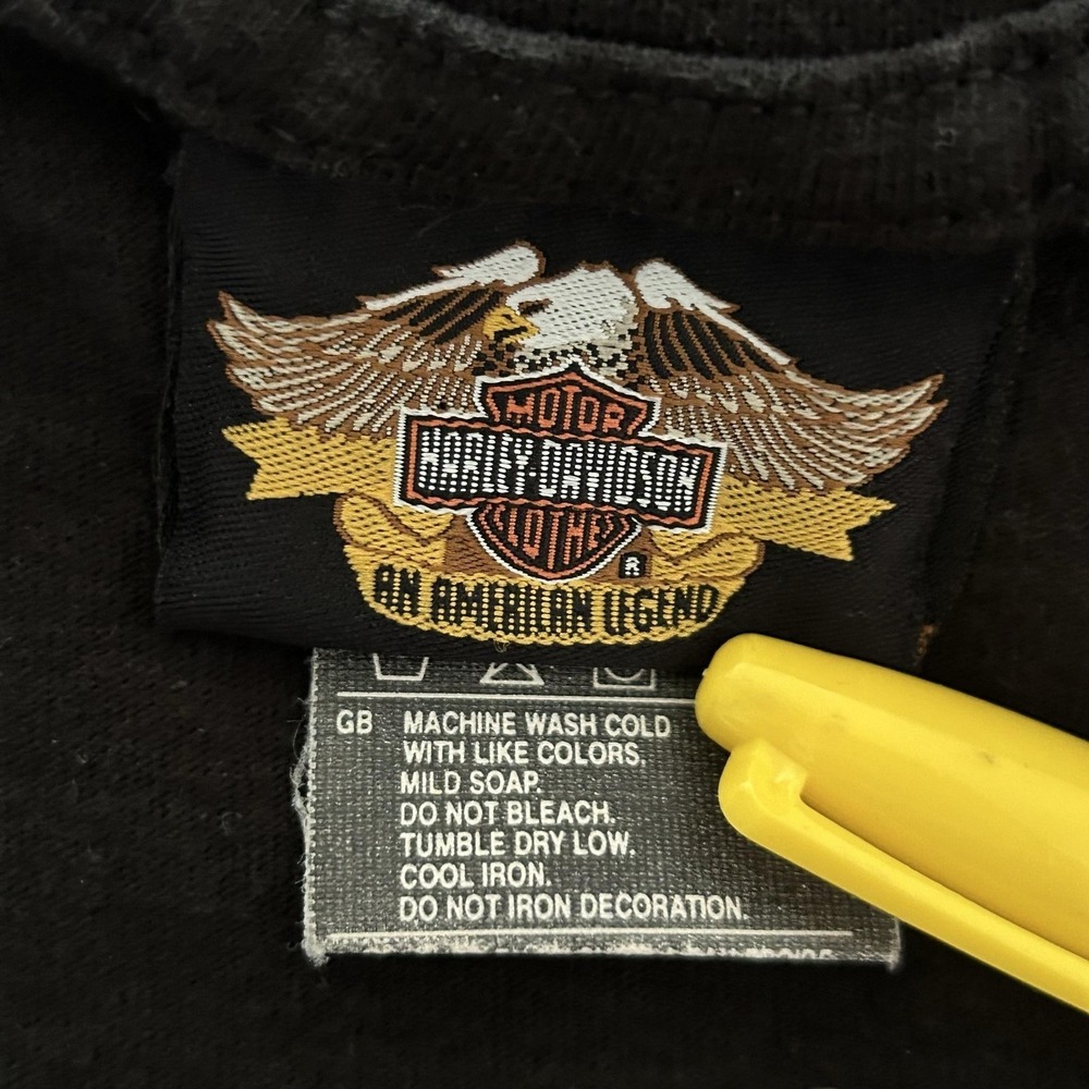 Vintage Harley-Davidson Shirt Mens XL Black 95th Anniversary Graphic Tee‎ USA - Picture 2 of 9